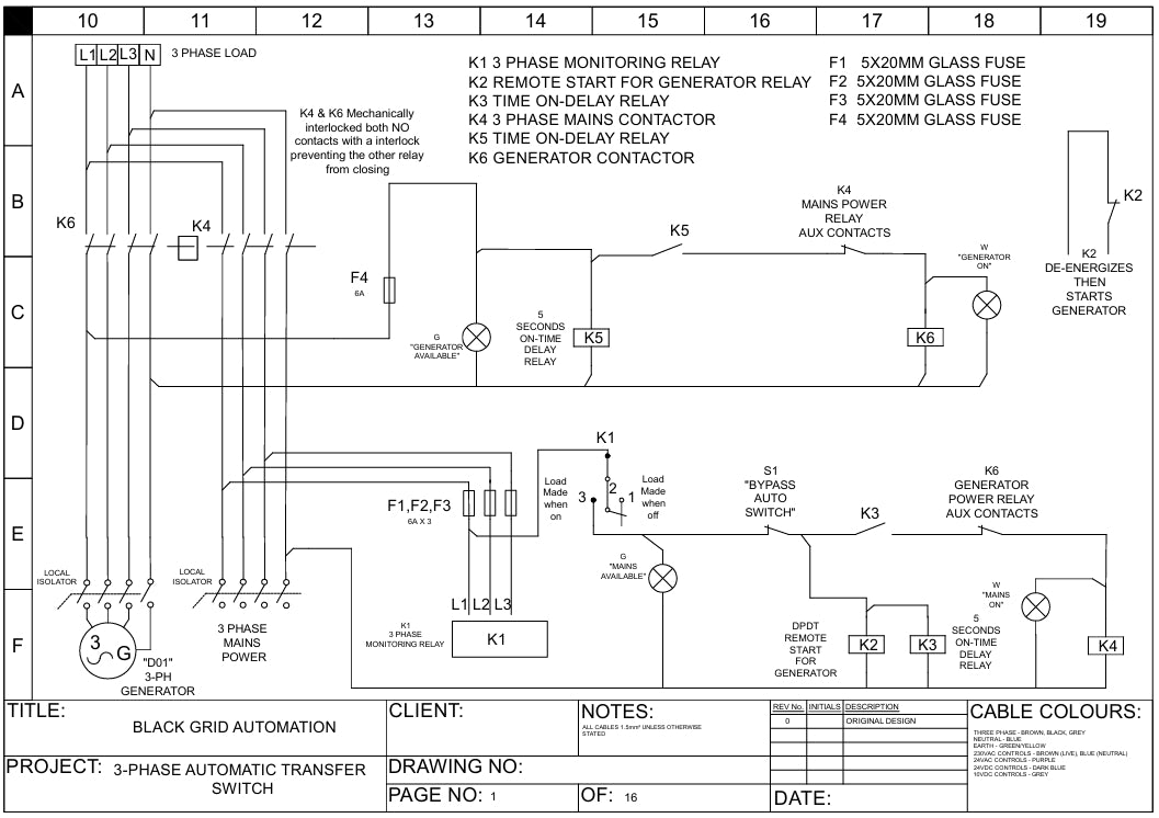 Automatic Transfer switch 40A Single Phase 230vac