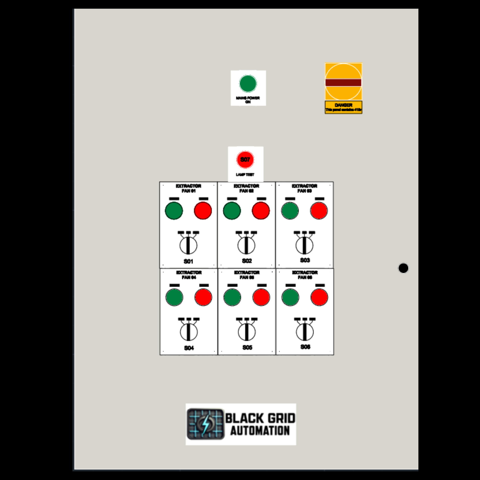 Extraction Fan Control Panels | Smart Ventilation Solutions – Black Grid